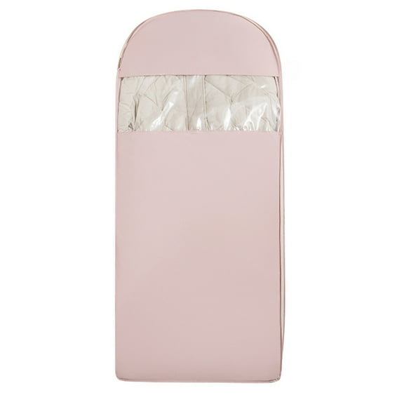 Storage Bags Peach Skin Down Jacket Special Storage Bag, Compressible Clothes, Coat Hanging Cover, Household Wardrobe Transparent Bag
