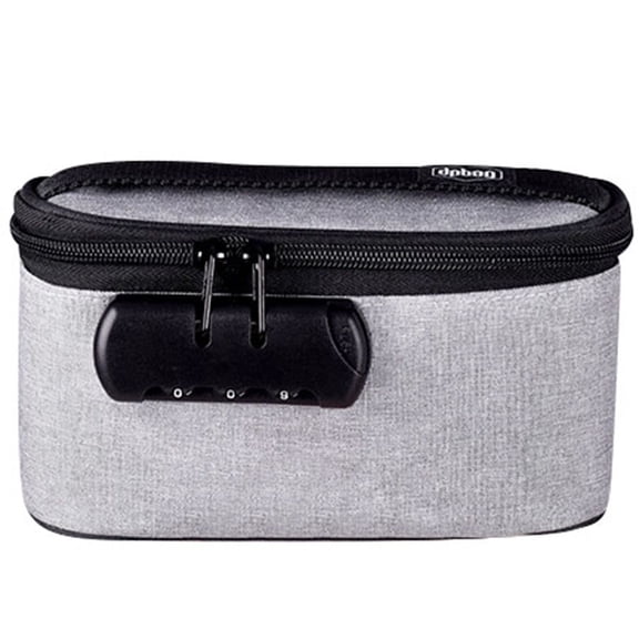 Supvox Grey Waterproof Storage Box with Coded Lock for Stamper Bank Cards and USB Storage