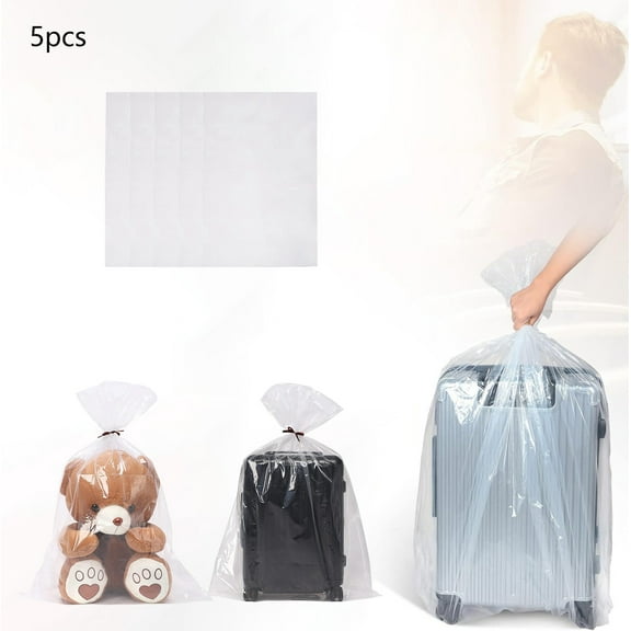 Storage Bags,Quilt Organizer and Toy Keeper with Clear Transparent Material,Space Saving Luggage Protector for Bedroom Closet and Travel Packing Essentials(Clear)