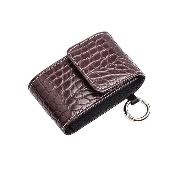 Storage Bags Space Saving Finger Clip Oximeter Leather Oximeter Bag Protective Bag Portable Bag