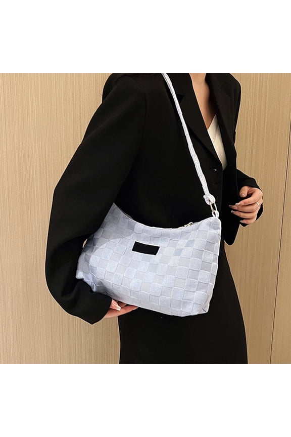 Storage Bags Storage Organizer Women's Casual Shoulder Bag, Polyester Crossbody Messenger Purse, Lightweight Handbag for Work, Travel, Shopping, Phone Wallet Essentials, Gift