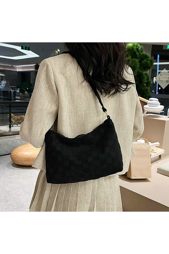 Storage Bags Storage Organizer Women's Casual Shoulder Bag, Polyester Crossbody Messenger Purse, Lightweight Handbag for Work, Travel, Shopping, Phone Wallet Essentials, Gift