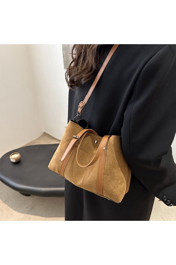 Storage Bags Storage Organizer Women's Casual Shoulder Bag, Polyester Crossbody Purse, Medium Size Handbag for Work, Travel, Shopping, Phone, Wallet