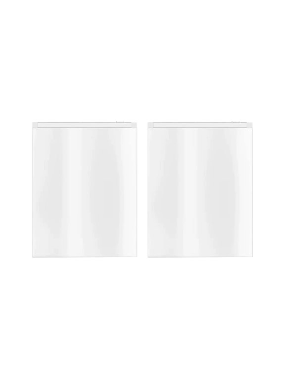 Storage Bags with Zipper 2-Pack Frosted Zipper Storage Bags, Ideal for Packaging Underwear, Socks, Swimwear, Gloves, and More, Available in Three Sizes