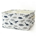 thumbnail image 1 of Storage Basket, Baby Shower Basket for Boys Girls, Large Gift Box for Baby, Collapsible Storage Bins Dinosaur Decoration for Kidsroom Nursery Room Play Room，M, 1 of 8