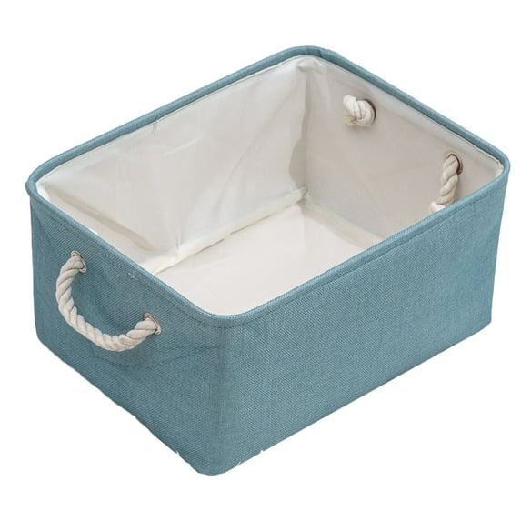 Storage Basket Bins - Decorative Baskets Storage Box Cubes Containers with Handles for Clothes Storage Toys, Books, Home, Office