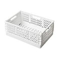 thumbnail image 1 of Storage Basket, Folding Storage Bin, Multi-Purpose Portable Organizer for Snacks, Cosmetics, Fruits, and Miscellaneous Items, Durable, Space-Saving, Reinforced Design, 1 of 6