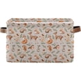 thumbnail image 1 of Storage Basket Forest Animals Foldable Canvas Laundry Baskets Bin Waterproof Inner Layer with Sturdy Handles for Toy Nursery Blanket Clothes 1 Pack, 1 of 7