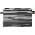 thumbnail image 1 of Storage Basket Gray Military Camouflage Storage Bin with Handle , Large Storage Cube Collapsible for Shelves Closet Bedroom Living Room 1PC Decor Gifts, 1 of 7