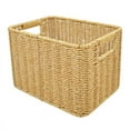 thumbnail image 1 of Storage Basket Hand-Woven Rattan Wicker Basket Organizing Box S, 1 of 6