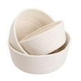 thumbnail image 1 of Storage Basket Rope Storage Baskets Bathroom Accessories Gift Basket For Easter Thanksgiving Christmas Or Birthday For Decoration Children's Room, Xinsrenus Under $5! Storage Basket Rope, 1 of 3