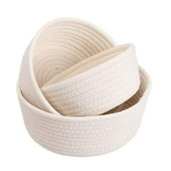 Storage Basket Rope Storage Baskets Bathroom Accessories Gift Basket For Easter Thanksgiving Christmas Or Birthday For Decoration Children's Room, Xinsrenus Under $5! Storage Basket Rope