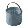 thumbnail image 1 of Storage Basket Storage Basket Portable Handled Laundry Hamper Multifunctional Plastic Container for Dirty Clothes Fruit Vegetable Storage Desktop Organizer Laundry Hamper, 1 of 6