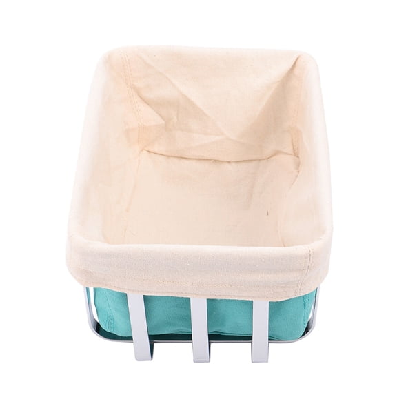 MEIBUTYUP Stainless Steel Bread Basket with Assorted Colors for Kitchen Storage and Stylish Organization