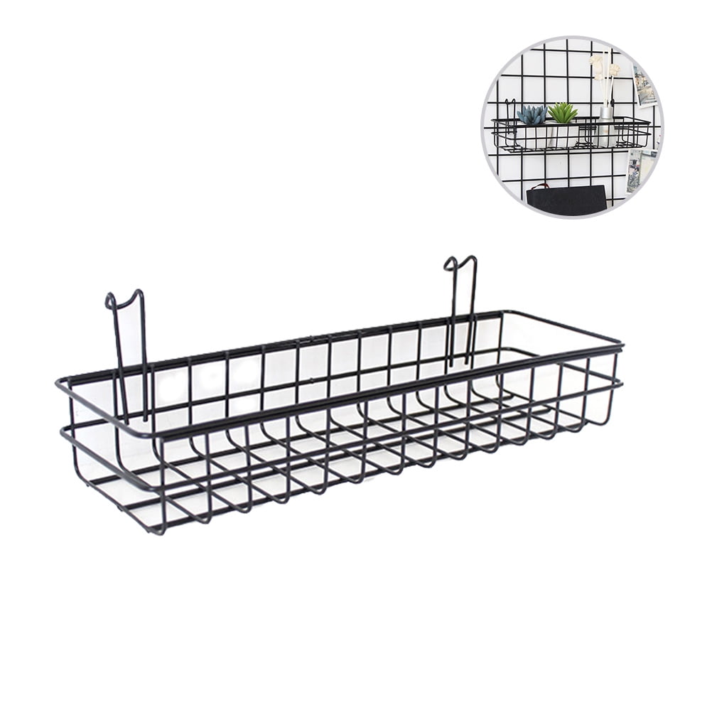 Storage Baskets Black Metal Magazine Racks Table Fruit Bowls Plants ...