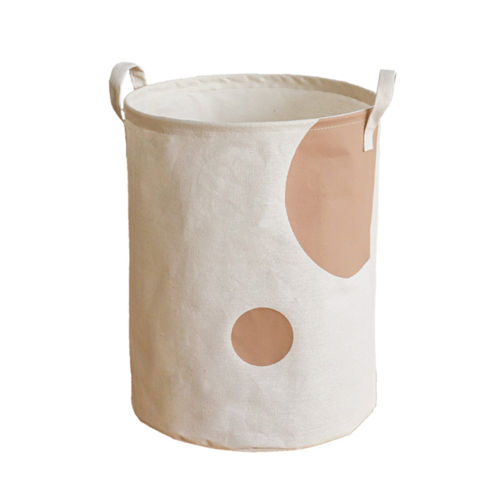 Storage Baskets, Collapsible Laundry Hamper Basket, with Handles Round