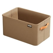 Storage Baskets for Shelves with Handles, 19x11in Large Folding Fabric Storage Bin Closet Storage Containers Boxes, Clothing Storage Bins for Shelf Organizer