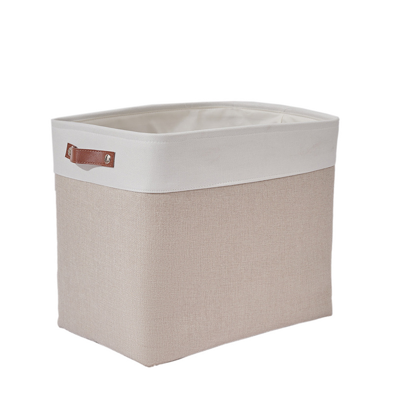 Storage Baskets for Organizing, Large Rectangular Storage Bin, Fabric