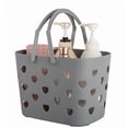 thumbnail image 1 of Plastic Storage Baskets with Handles,Portable Shower Caddy Tote Plastic Storage Basket Box Organizer Bin for Bathroom, Pantry, Kitchen, College Dorm, Garage, 1 of 7