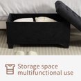 thumbnail image 1 of Storage Bench, 16 X 30 16.1 Inches, Foot Rest For Bedroom, Living Room, Entryway, Up To 660 Lb Weight Capacity, Black Inches Chest , Heavy-duty Material Build,, 1 of 6