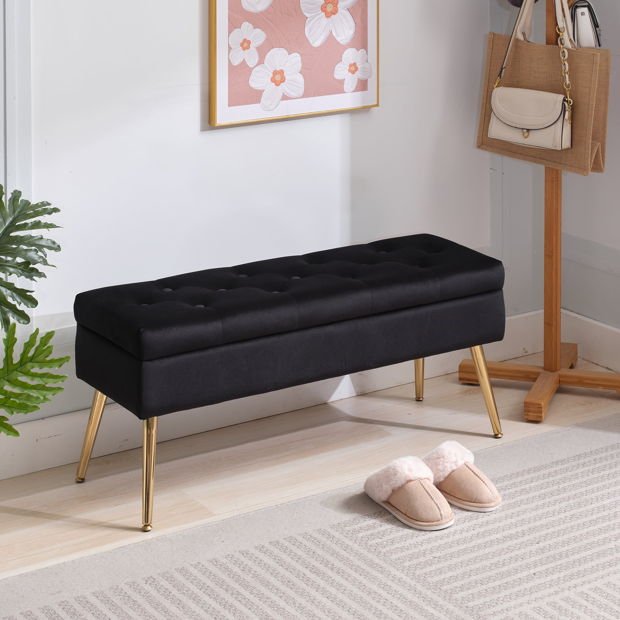 Storage BenchEntryway Bench,Ottoman for Bedroom End of Bed,Modern