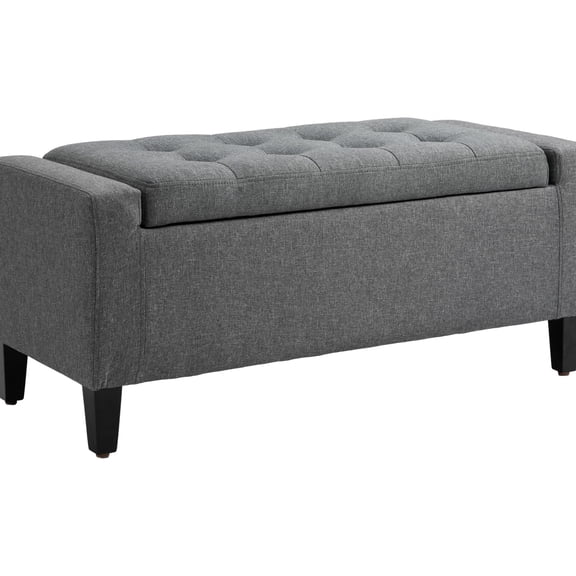 Storage Bench for Living Room | Used as Tabletop and Storage Chest | Polyester Material for Durability | Organizes Personal Items