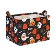 thumbnail image 1 of Storage Bin Closet Organizer Bins with Handles, Halloween Spider Decorative Collapsible Canvas Cube Storage Baskets for Nursery Shelf, Clothes, Toy, Towel, Book, 38x26x25cm, 1 of 7