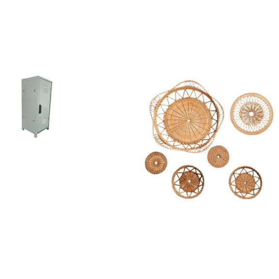 Storage Bin Mini Locker Cabinet Metal Dustproof Organizer for Apartment Home Bedroom Hallway Cafe Decoration