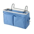 thumbnail image 1 of Storage Bins, Dorm Organizers and Storage - Loetky 2Pc Bed Organizer Hanging with Metal Hooks Bedside Storage Bag Dorm Rooms, 1X Storage Bag*2, 1 of 4