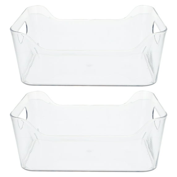 HOOWIFFY Clear Pet Fridge Storage Containers, and , Ideal for Vegetables, Fruits, and More, 2 Pieces