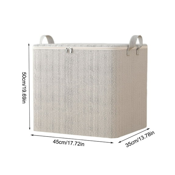 Storage Bins with Lids Qwtwty Heavy Duty Storage with Reinforced Handles Extra Large Storage Bags for Clothes Toys Christmas Decoration Organizer Tote Bag Thickened Double Zipper