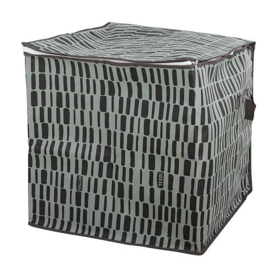 Storage Bins - Loetky Storage Bag Large Capacity Folding Clothes Portable Wardrobe Sorting Clothes Storage Box with Reinforced Handle Zipper for Home Comforters Pillow Blanket Bedding Quilt 100L