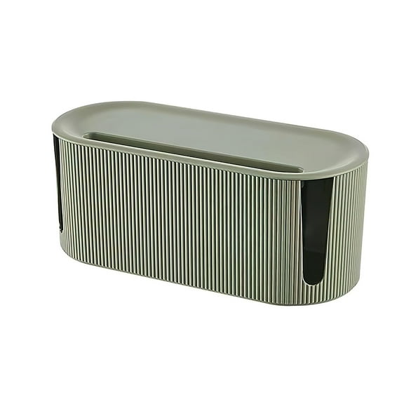 Storage Bins, Organization and Storage - Loetky No Rdic Cable Management Box Brown Wire Organizer Box Cable Tidy Box Wire Storage Extension for Computers Desks, 1X Storage Box