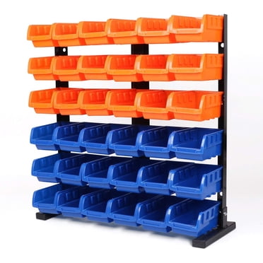 Tool Box Organizer - 3-in-1 Portable Parts Organizer with 52 ...