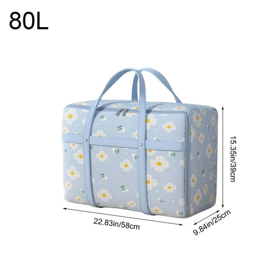 Storage Bins Qwtwty Heavy Duty Storage with Reinforced Handles Extra Large Storage Bags for Clothes Toys Christmas Decoration Organizer Tote Bag Thickened Double Zipper