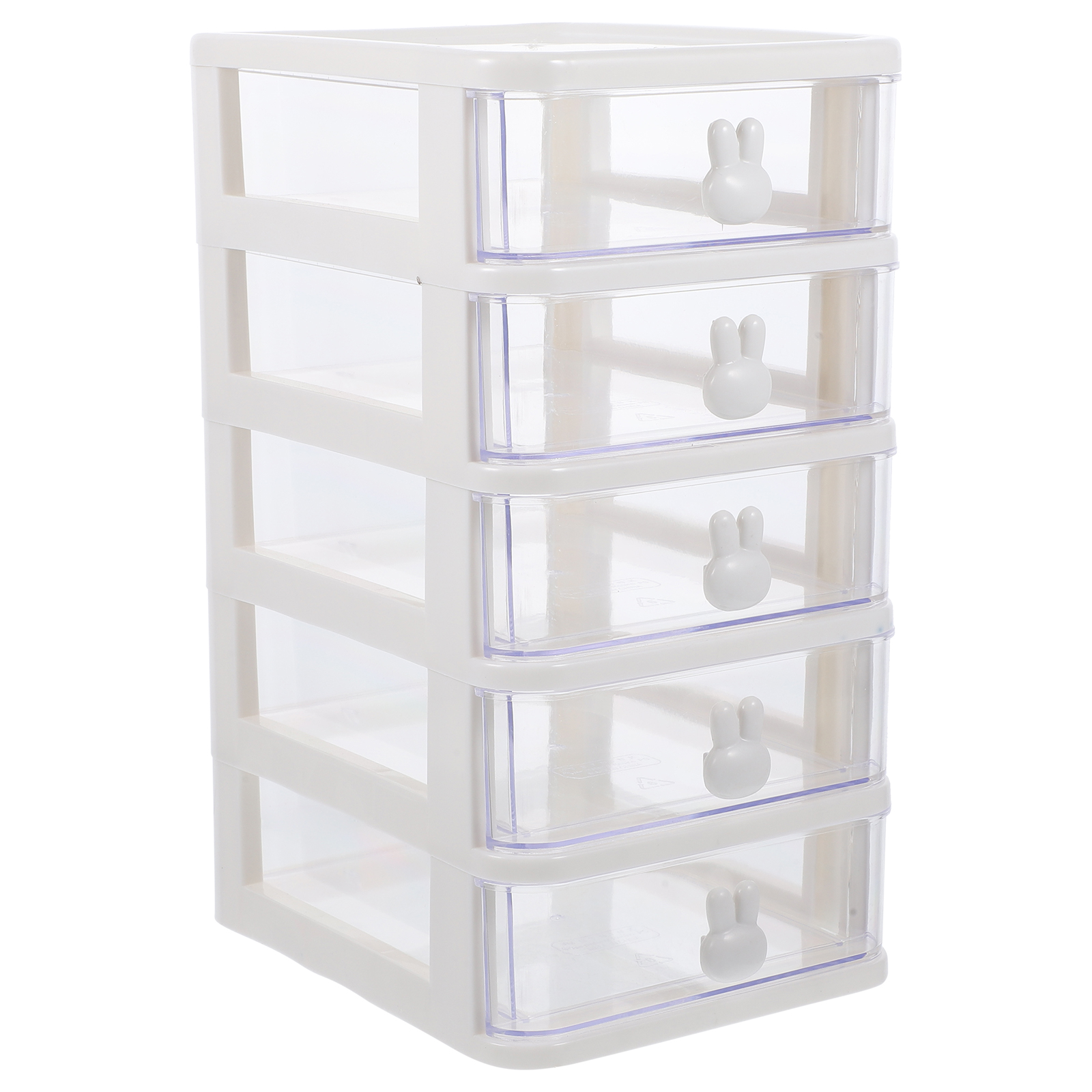 Storage Bins Top of Desk Organizer Multi Functional Storage Box 4 Layer