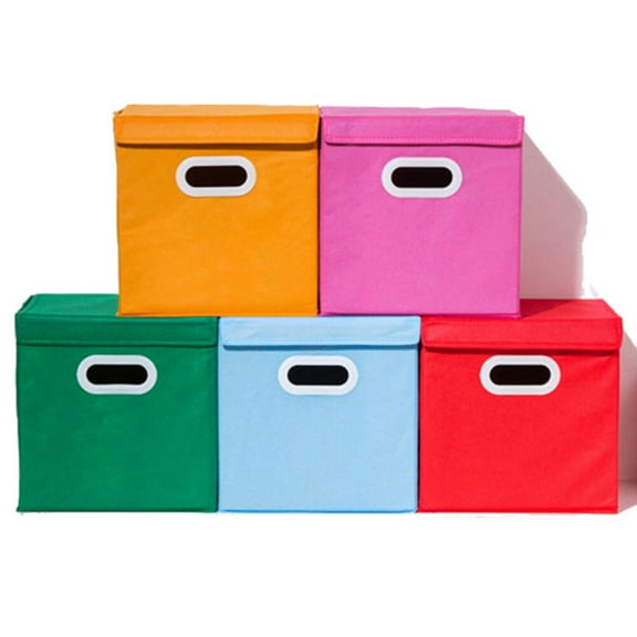 Storage Bins with Lids Cloth Storage Bin Strong Structure Storage Bin Storage Boxes Folding Storage Bin