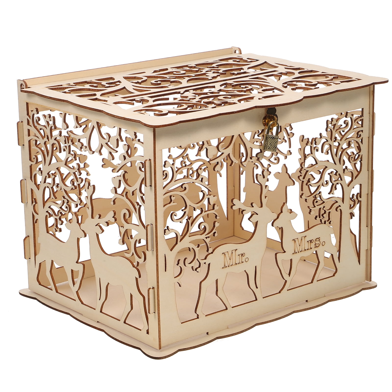 Storage Bins with Lids Quinceanera Rustic Wedding Box Handmade
