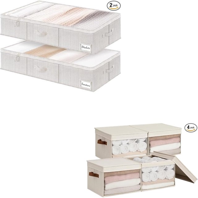 Storage Bins with Storage Bins