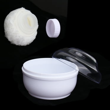 Storage Body Powder Container with Hand Holder Talcum Powder Puff Box for Children/Adult