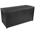 thumbnail image 1 of Storage Box - 113-Gallon Container for Patio Storage - Durable and Fade-Resistant Resin Deck Box - Outdoor Furniture by Pure Garden (Black), 1 of 25