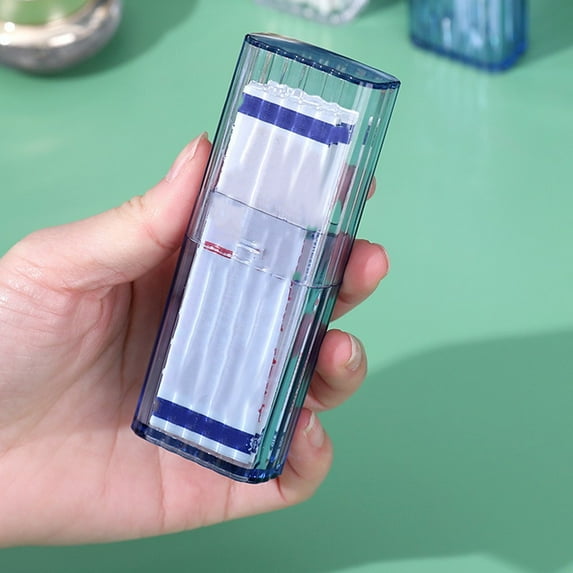 Storage Box Accessories Travel 2Pcs 3.4*2.1*10.4cm Band-aid Classified