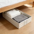 thumbnail image 1 of Storage Box Under Bed Storage Box with Transparent Lid, Large Clothes Organizer Bag for Quilt and Clothing, Foldable Fabric Container for Home Organization, Space Saving Storage Solution, 1 of 6