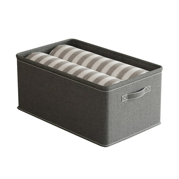 TACILIP Storage Box, Foldable Closet Storage Box, 2023 Upgraded Clothing Storage Bins with Metal Frame, Thickened Foldable Cationic Fabric Storage Bins Large Storage Bins With, Organizer