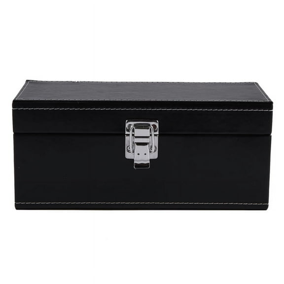 Storage Box Coin Slab Jewelry PU Compound Plywood Style Bundle Coins Display Box Case For Home Organization