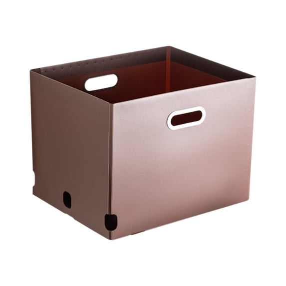 Storage Box Desk Organizer, Portable Book Storage, Sturdy Plastic, Multi-Purpose Storage, Modern Minimalist, Student Dorm Living, Home Office Use, Furniture Accessory TOPLIU