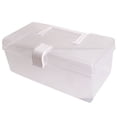 thumbnail image 1 of Storage Box Dust-proof Visible Plastic Container with Cover, 1 of 7