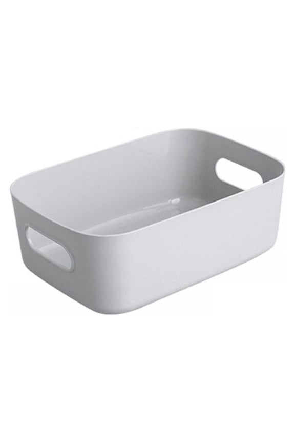 Storage Box with Handles PP Plastic Home Storage Cubes Bins Baskets Closet Clothes Toys Organizer Containers Desktop Storage Cosmetics Sundries Sorting Box,8x5.7x3inch (Small Size)