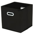 thumbnail image 1 of Storage Box， Household Open Fabric Storage Cube Black, 1 of 5