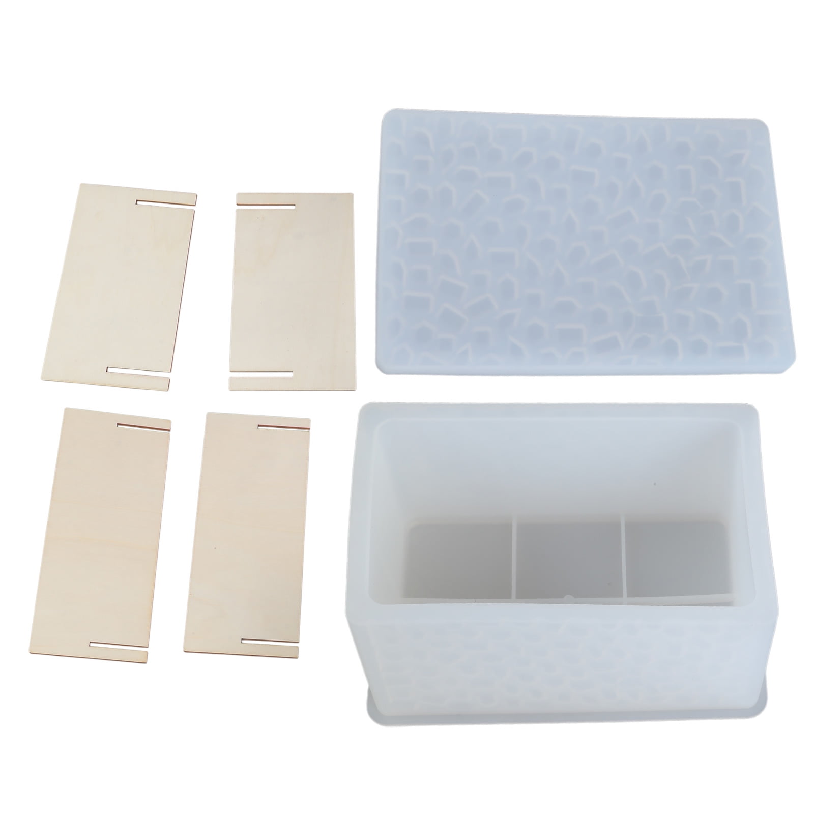 Storage Box Molds,Silicone Resin Box Molds,Storage Container Epoxy Mold Silicone for Resin Casting,Jewelry Box Craft